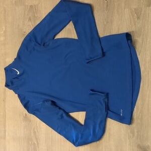 Nike Dr fit mock neck turtle neck long sleeve top size small
